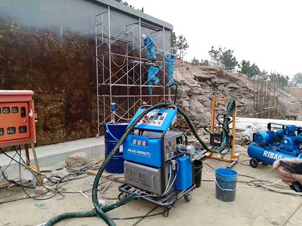 除鹽水箱防腐 聚脲涂料 施工設(shè)備H5600(T) 功率25KW 壓力36Mpa(圖1) 聚脲噴涂機(jī)JNJX-H5600(T)防腐噴涂